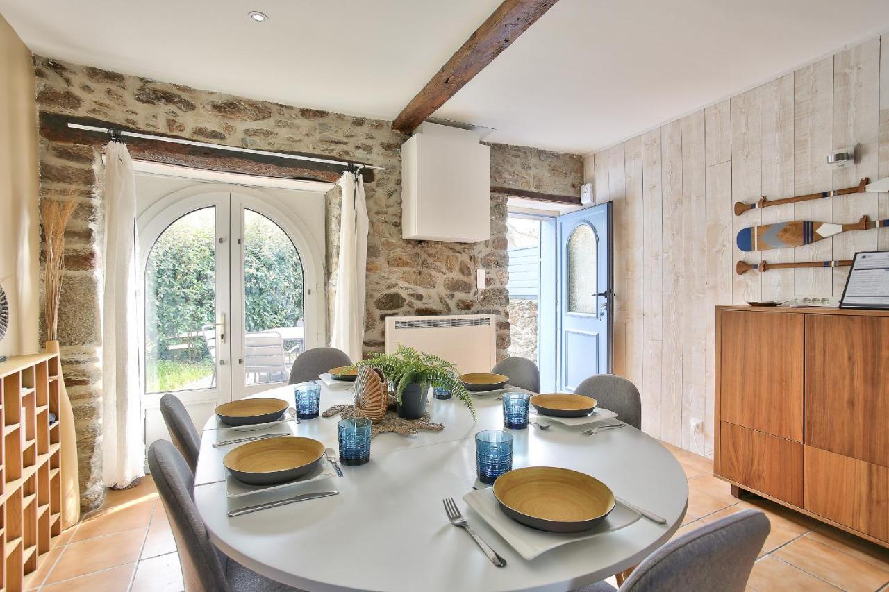 600M Plage Saint-Suliac- Maison Bretonne Pour 4 Esterno foto